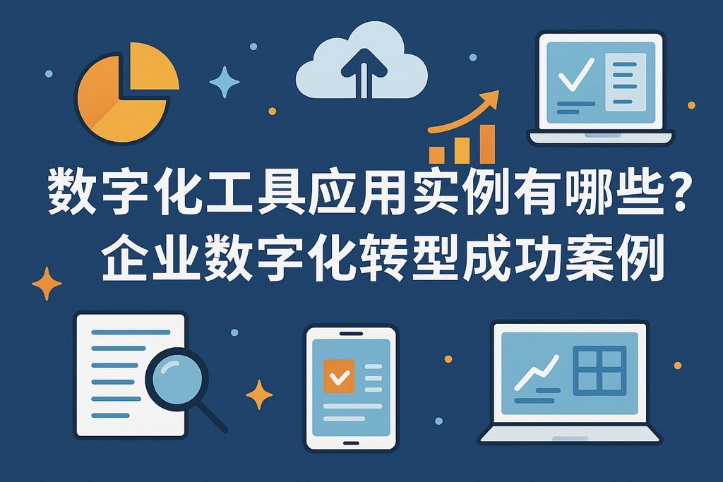 数字化工具应用实例有哪些？企业数字化转型成功案例