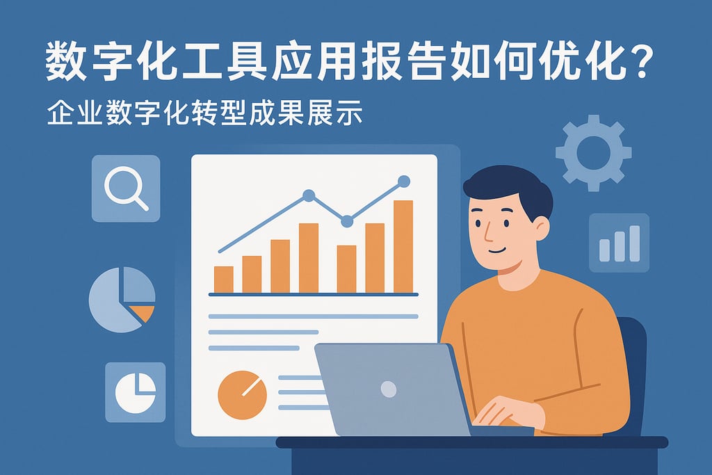 数字化工具应用报告如何优化？企业数字化转型成果展示