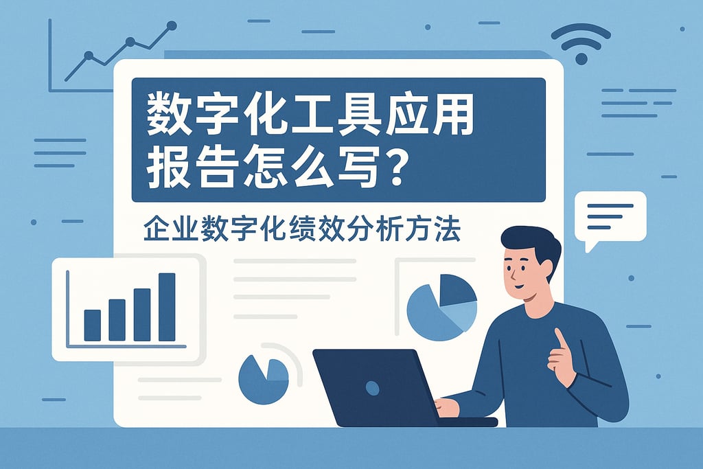 数字化工具应用报告怎么写？企业数字化绩效分析方法
