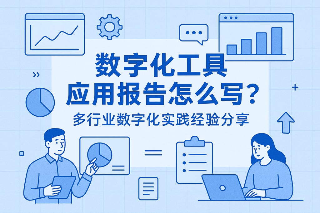 数字化工具应用报告怎么写？多行业数字化实践经验分享