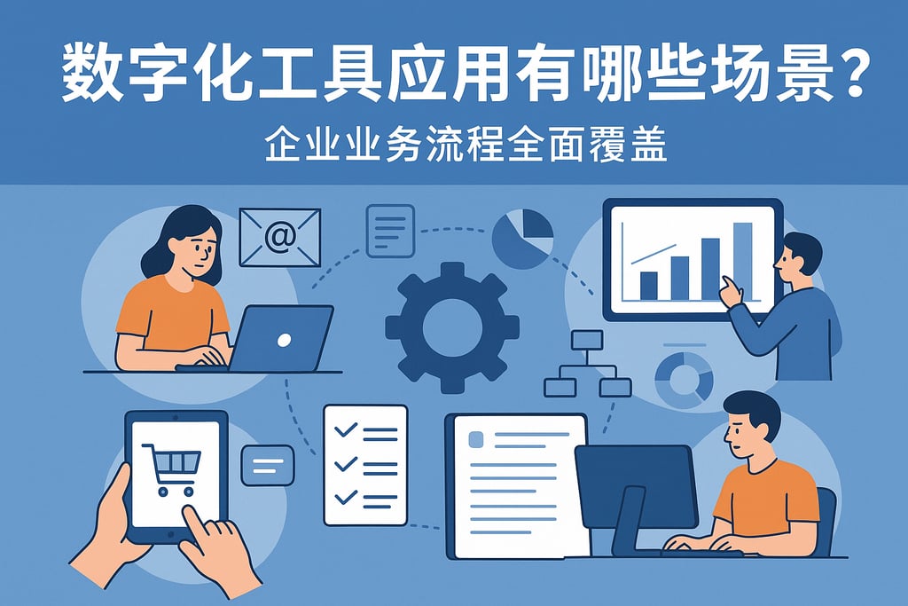 数字化工具应用有哪些场景？企业业务流程全面覆盖