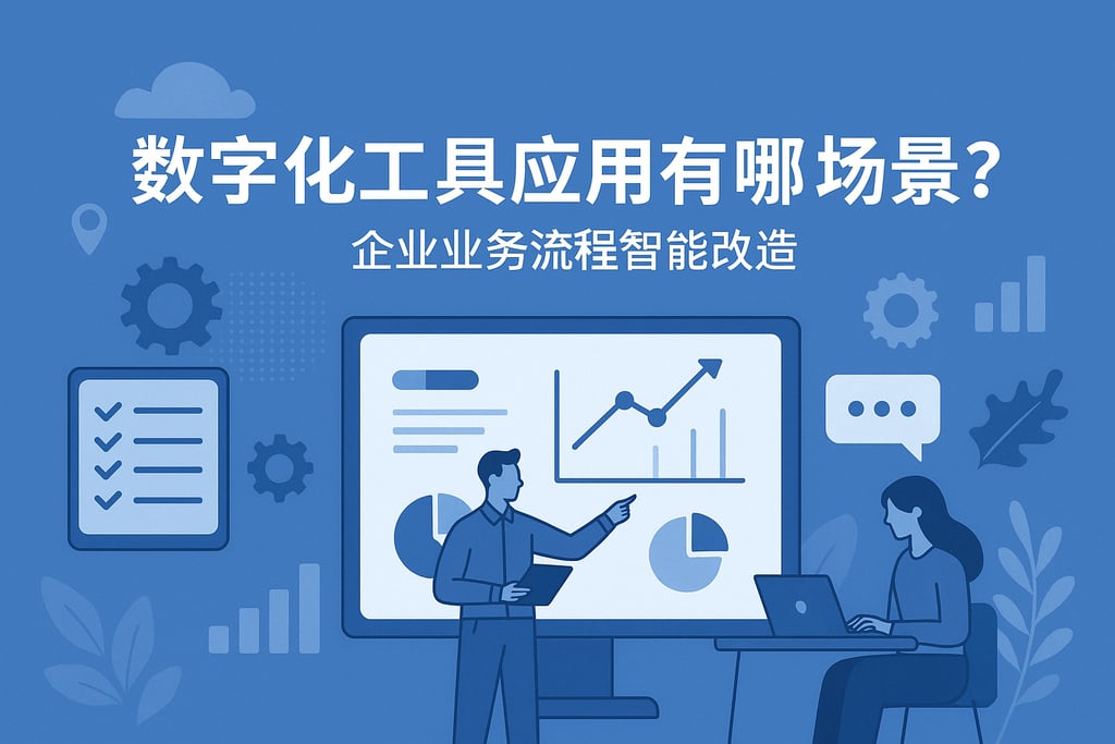 数字化工具应用有哪些场景？企业业务流程智能改造