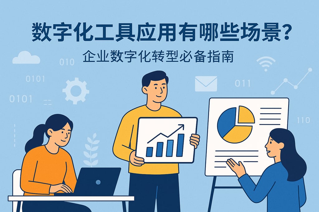 数字化工具应用有哪些场景？企业数字化转型必备指南