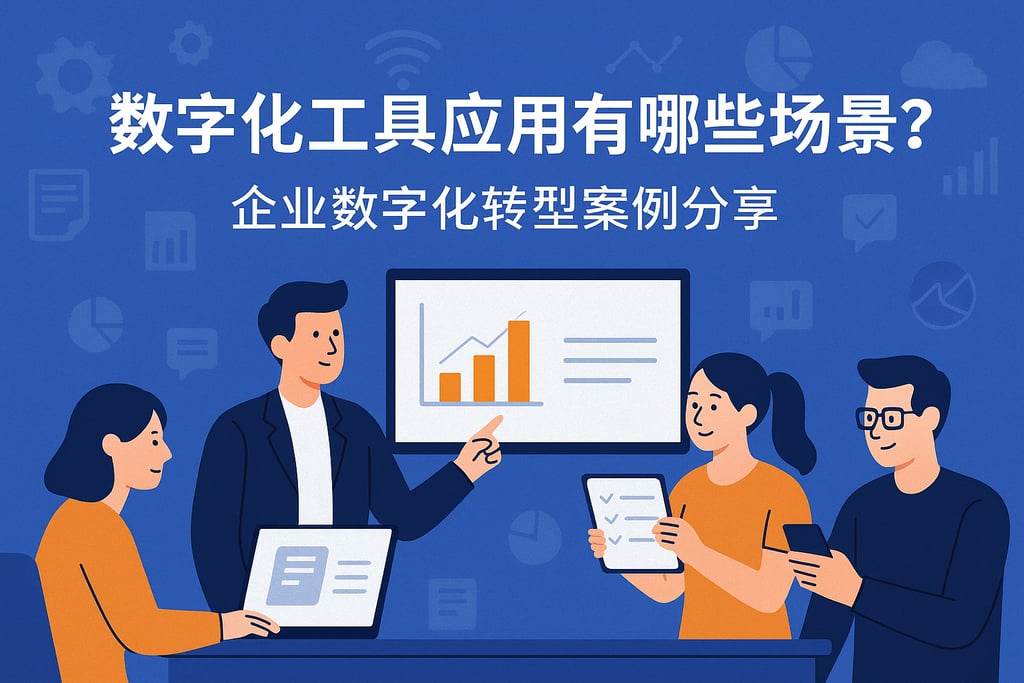 数字化工具应用有哪些场景？企业数字化转型案例分享