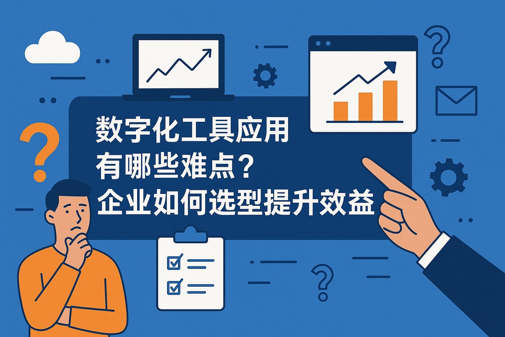 数字化工具应用有哪些难点？企业如何选型提升效益