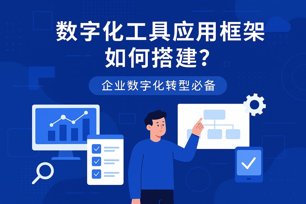 数字化工具应用框架如何搭建？企业数字化转型必备