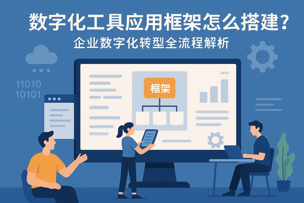 数字化工具应用框架怎么搭建？企业数字化转型全流程解析