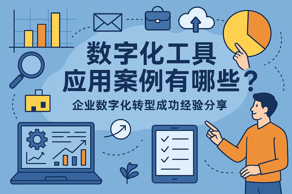 数字化工具应用案例有哪些？企业数字化转型成功经验分享