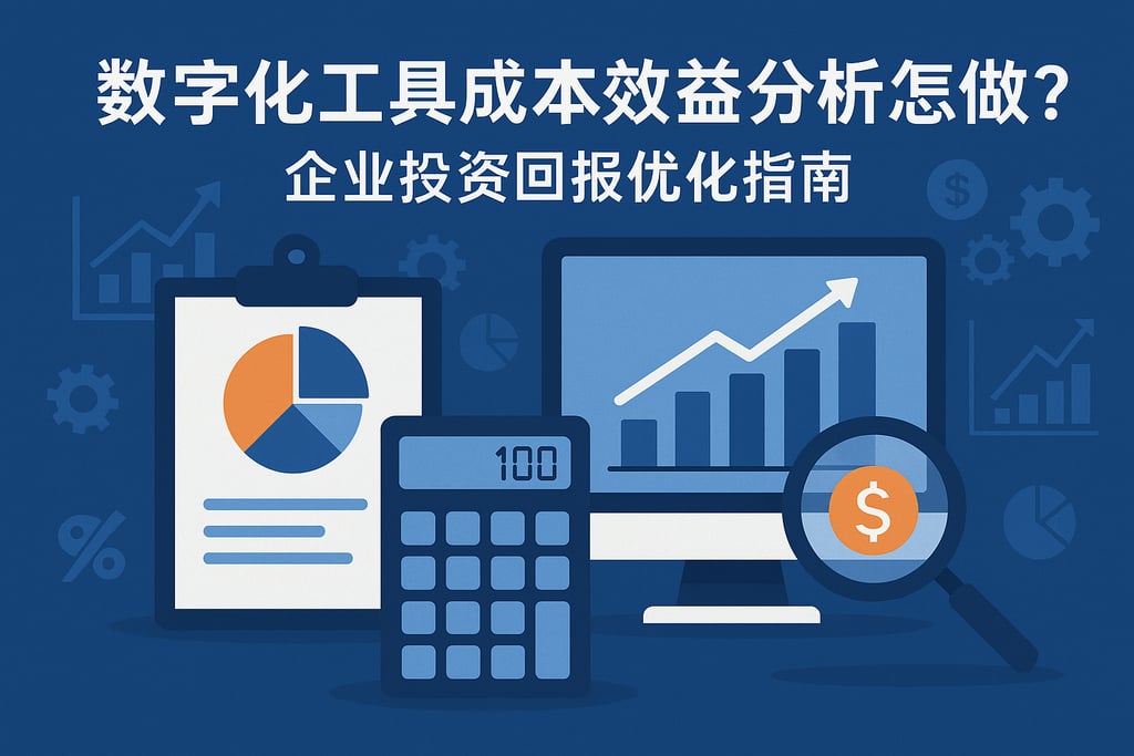 数字化工具成本效益分析怎么做？企业投资回报优化指南