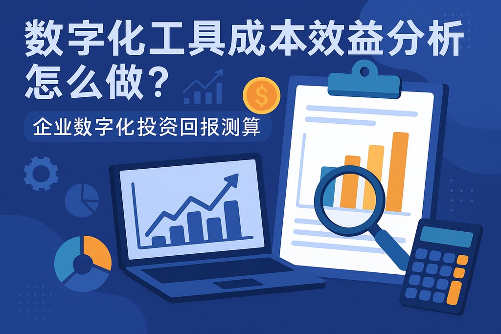 数字化工具成本效益分析怎么做？企业数字化投资回报测算