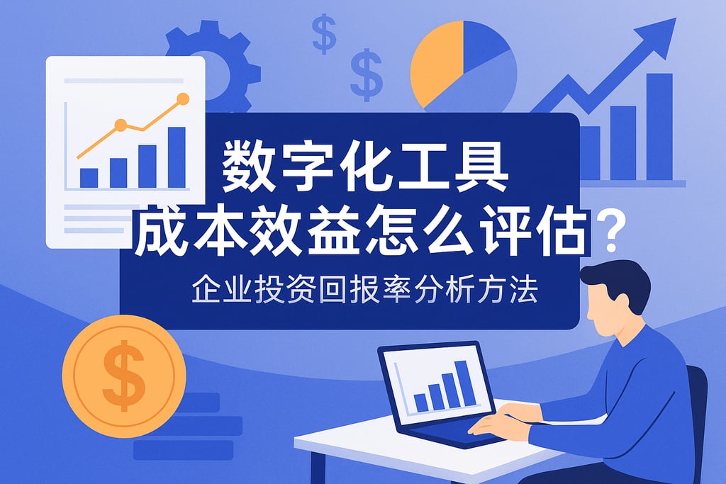 数字化工具成本效益怎么评估？企业投资回报率分析方法