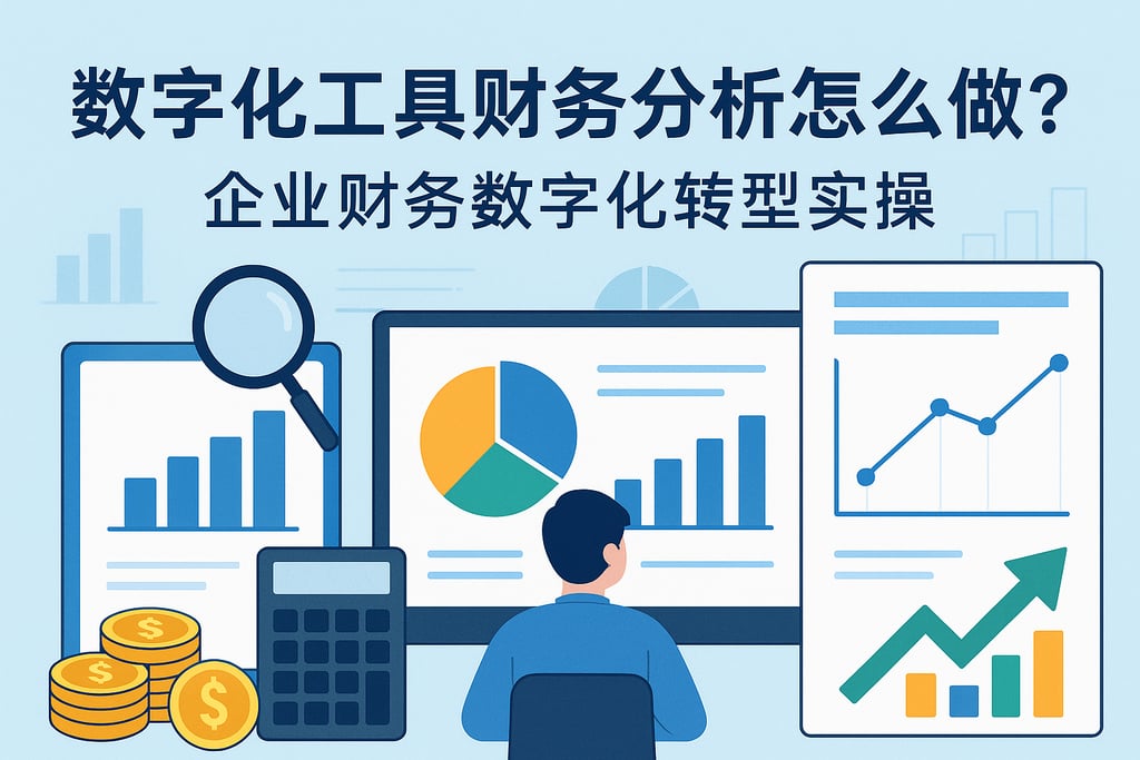 数字化工具财务分析怎么做？企业财务数字化转型实操