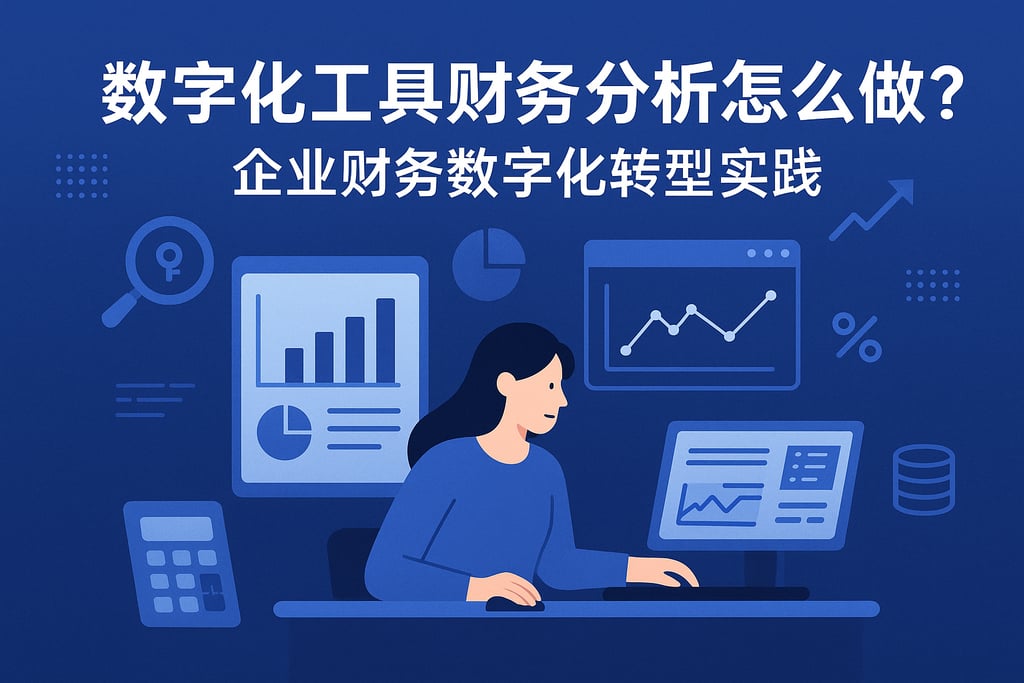 数字化工具财务分析怎么做？企业财务数字化转型实践