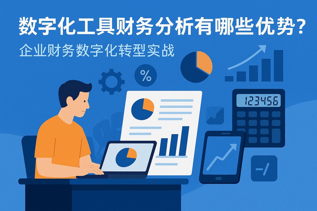 数字化工具财务分析有哪些优势？企业财务数字化转型实战