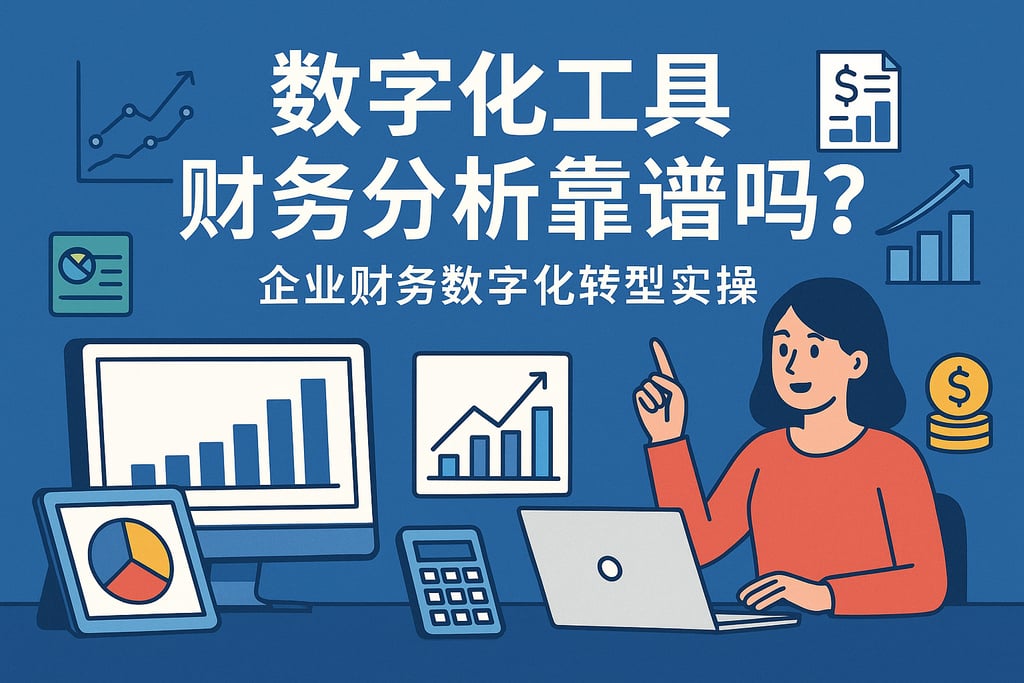 数字化工具财务分析靠谱吗？企业财务数字化转型实操