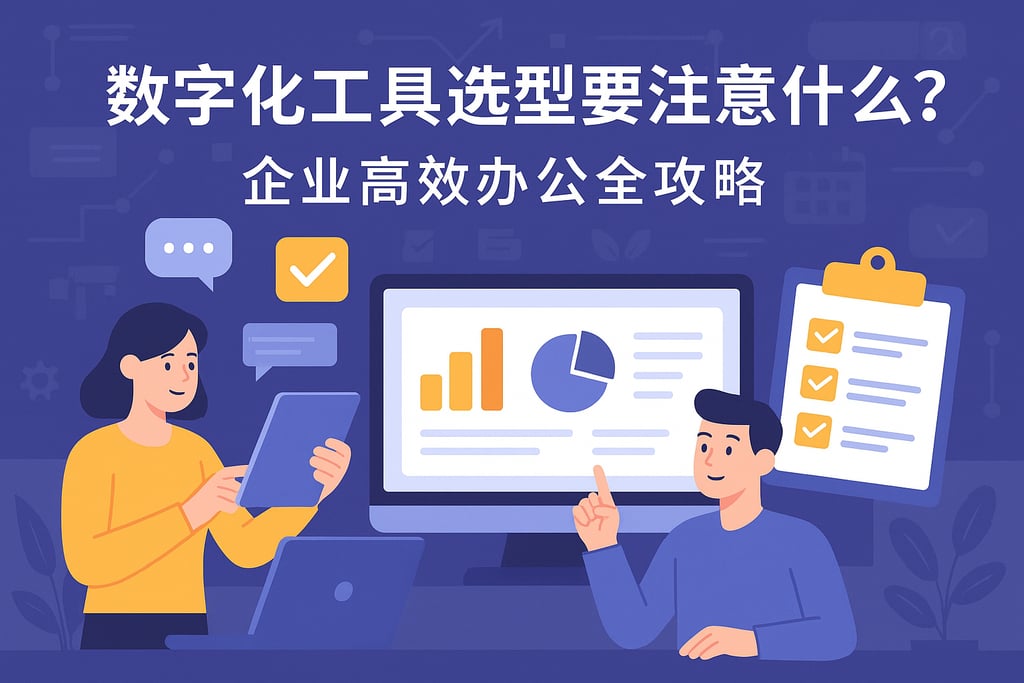 数字化工具选型要注意什么？企业高效办公全攻略