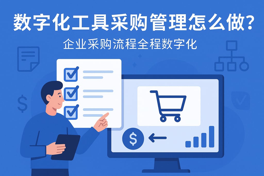 数字化工具采购管理怎么做？企业采购流程全程数字化