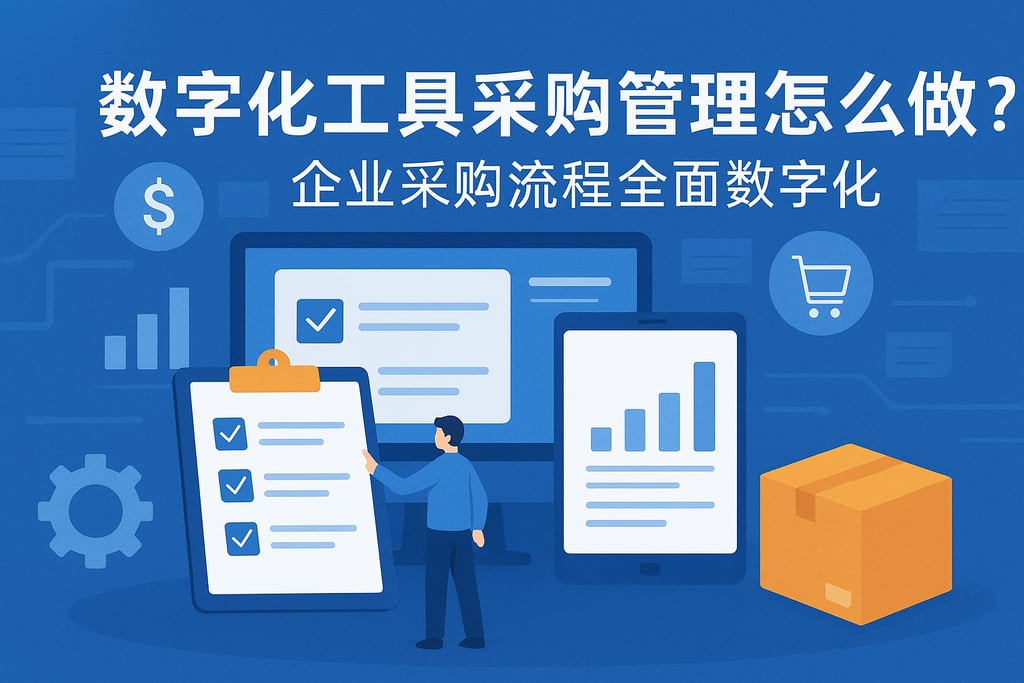 数字化工具采购管理怎么做？企业采购流程全面数字化