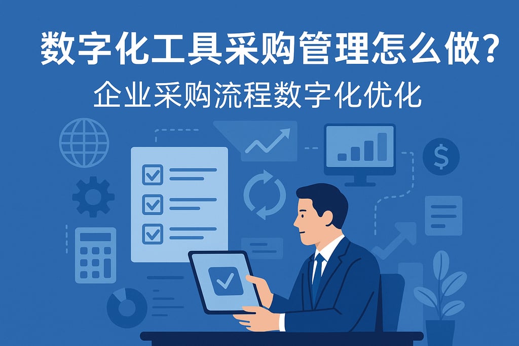数字化工具采购管理怎么做？企业采购流程数字化优化