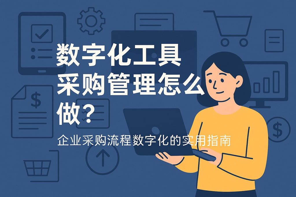 数字化工具采购管理怎么做？企业采购流程数字化的实用指南