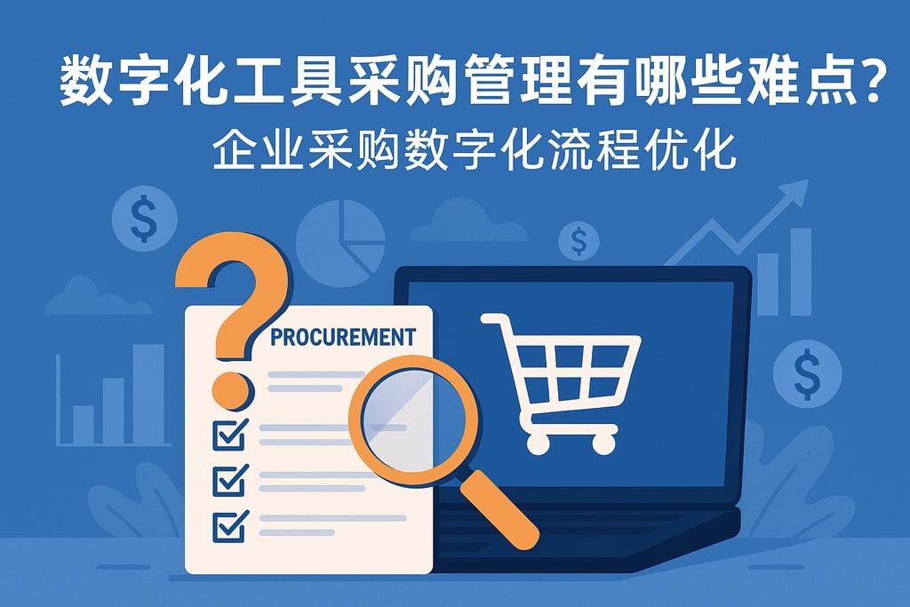 数字化工具采购管理有哪些难点？企业采购数字化流程优化