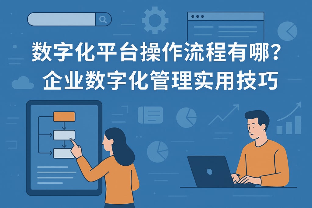 数字化平台操作流程有哪些？企业数字化管理实用技巧