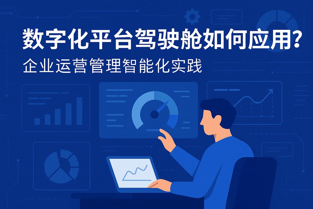 数字化平台驾驶舱如何应用？企业运营管理智能化实践