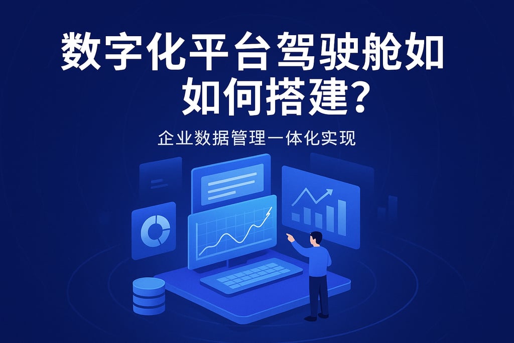 数字化平台驾驶舱如何搭建？企业数据管理一体化实现
