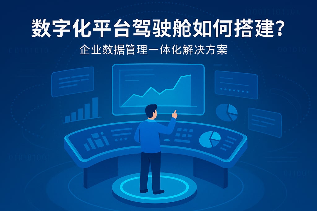数字化平台驾驶舱如何搭建？企业数据管理一体化解决方案