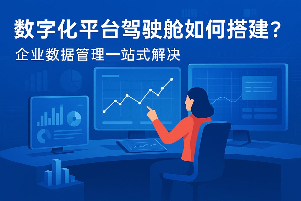 数字化平台驾驶舱如何搭建？企业数据管理一站式解决