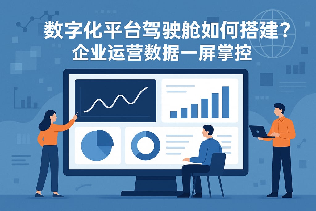数字化平台驾驶舱如何搭建？企业运营数据一屏掌控