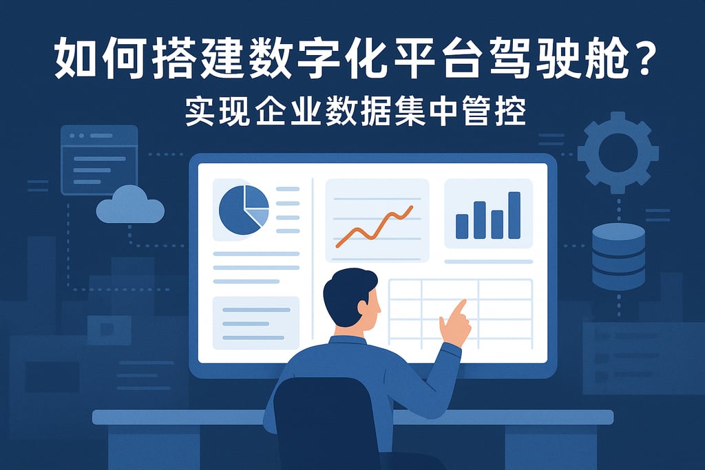 数字化平台驾驶舱如何搭建？实现企业数据集中管控