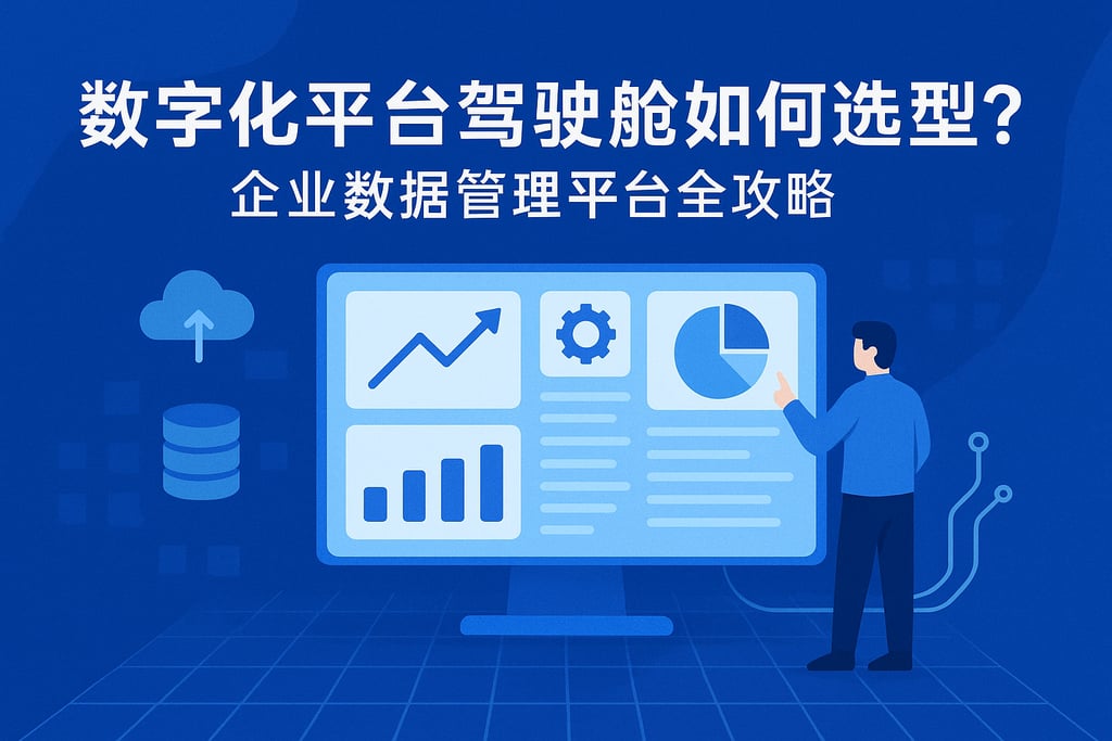 数字化平台驾驶舱如何选型？企业数据管理平台全攻略