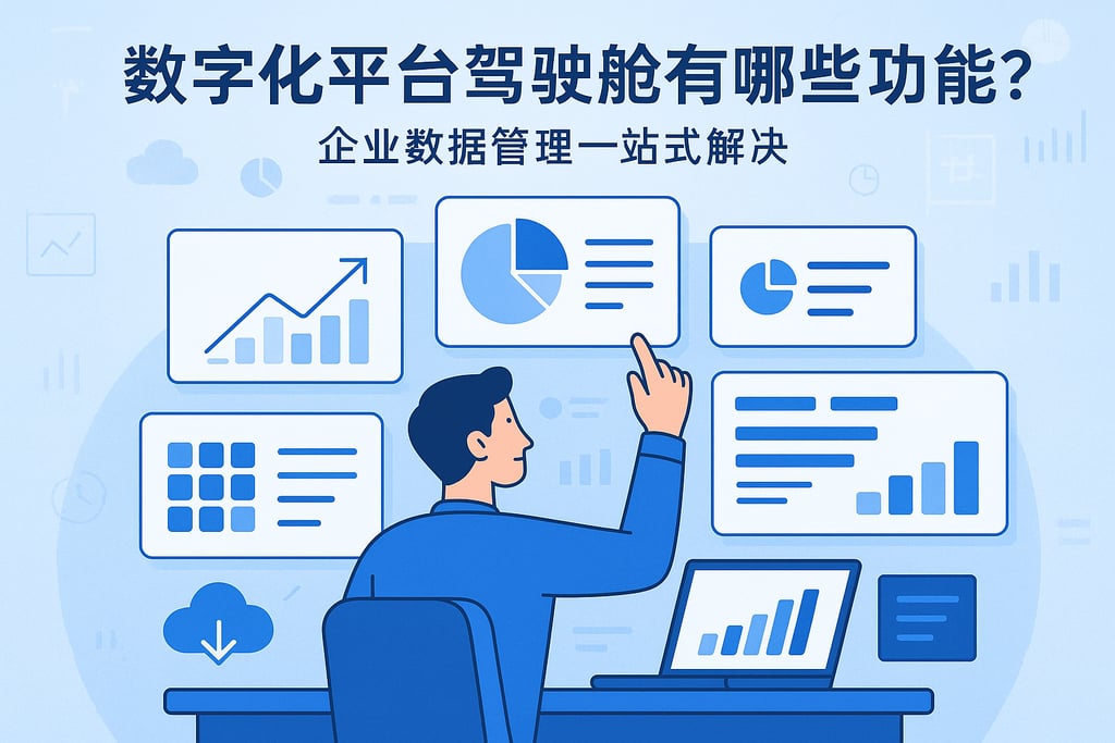 数字化平台驾驶舱有哪些功能？企业数据管理一站式解决