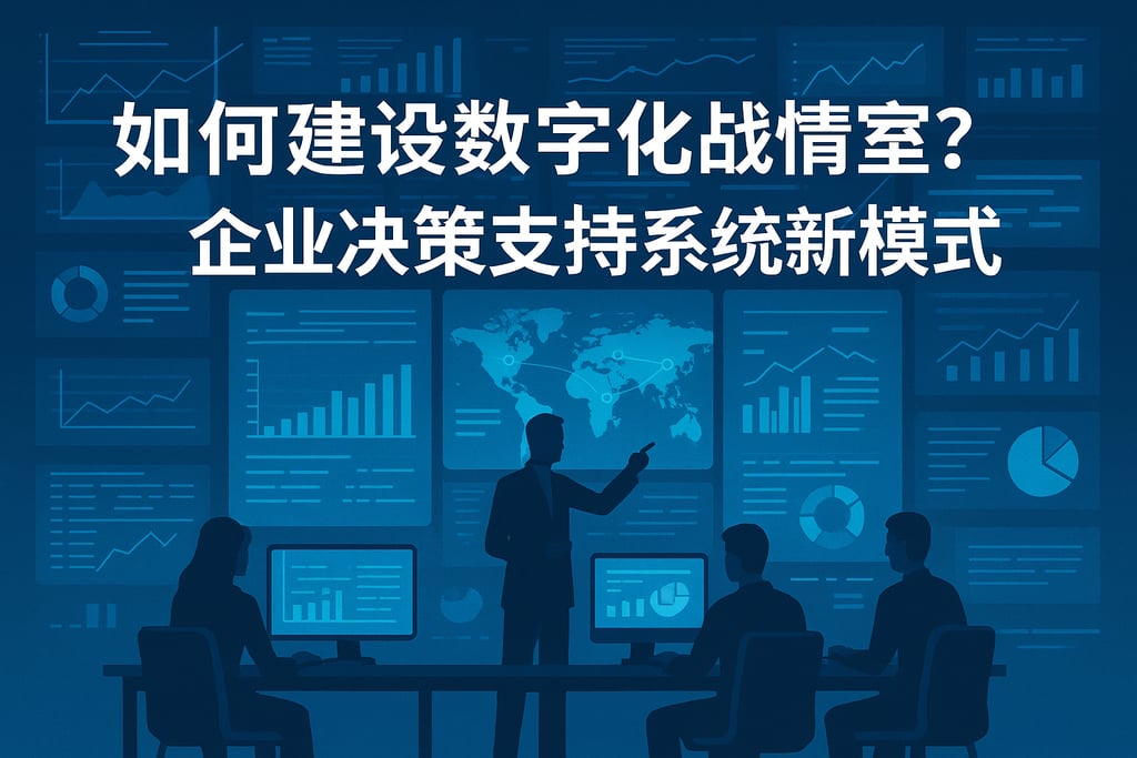 数字化战情室如何建设？企业决策支持系统新模式