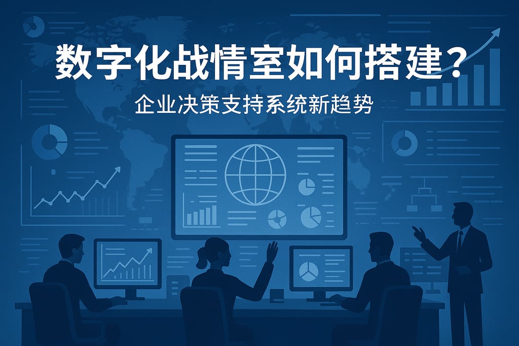 数字化战情室如何搭建？企业决策支持系统新趋势