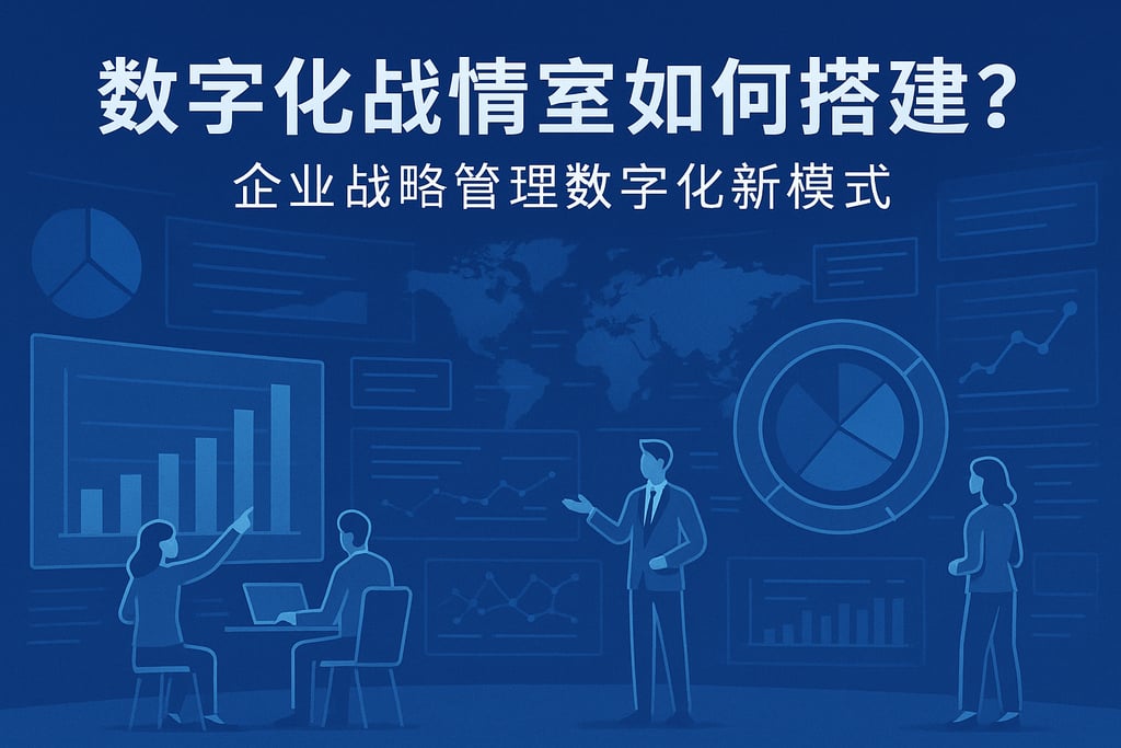 数字化战情室如何搭建？企业战略管理数字化新模式