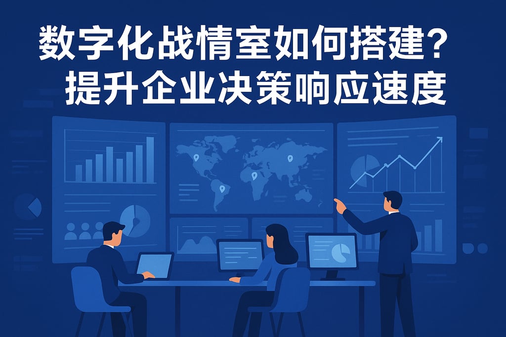 数字化战情室如何搭建？提升企业决策响应速度