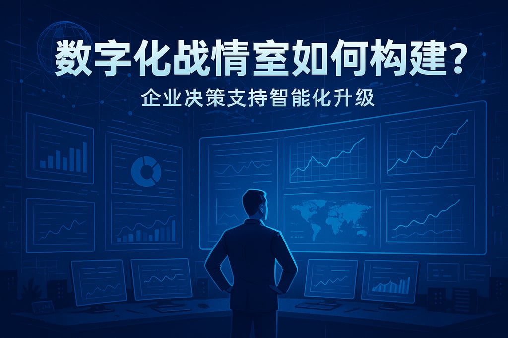 数字化战情室如何构建？企业决策支持智能化升级