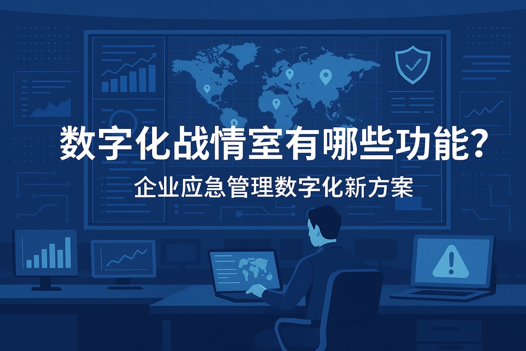 数字化战情室有哪些功能？企业应急管理数字化新方案