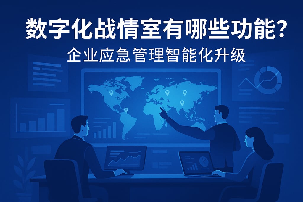 数字化战情室有哪些功能？企业应急管理智能化升级