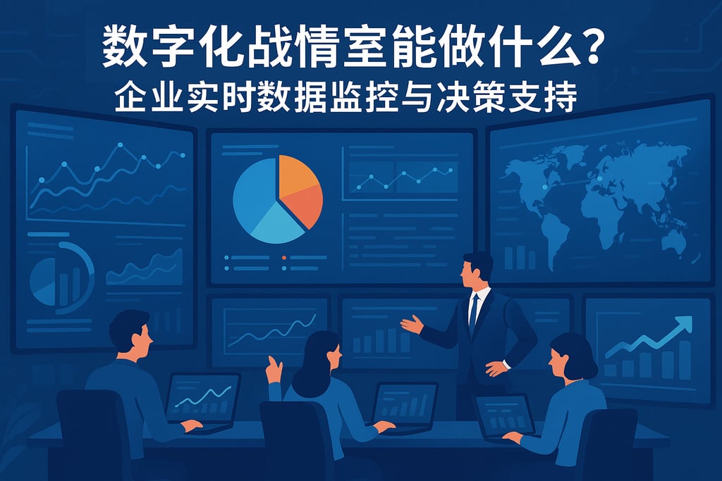 数字化战情室能做什么？企业实时数据监控与决策支持