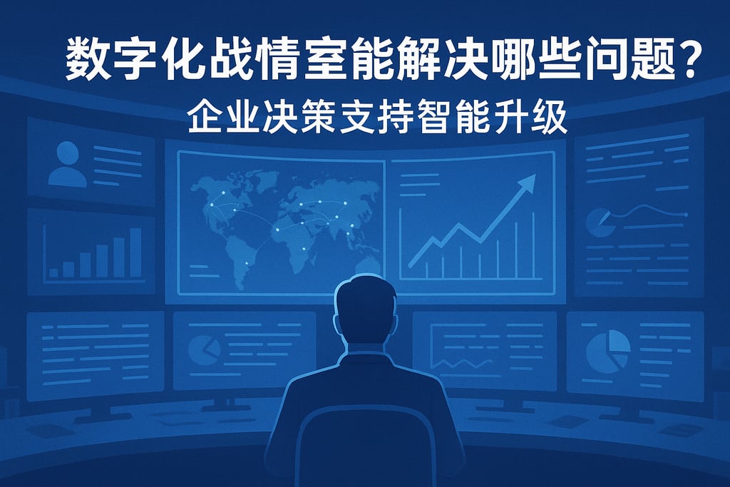 数字化战情室能解决哪些问题？企业决策支持智能升级