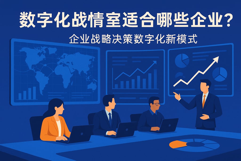 数字化战情室适合哪些企业？企业战略决策数字化新模式