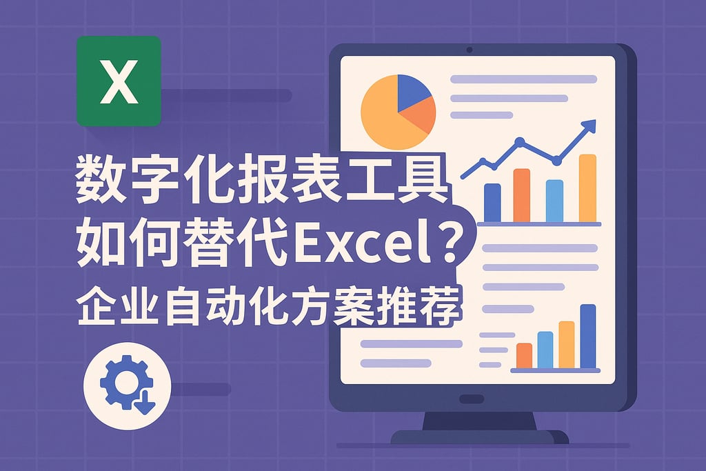 数字化报表工具如何替代Excel？企业自动化方案推荐