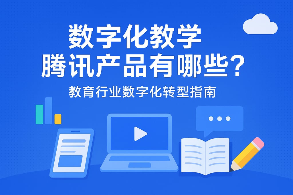 数字化教学腾讯产品有哪些？教育行业数字化转型指南