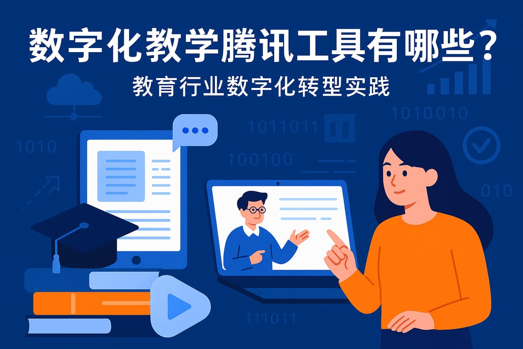 数字化教学腾讯工具有哪些？教育行业数字化转型实践
