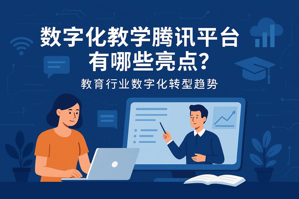 数字化教学腾讯平台有哪些亮点？教育行业数字化转型趋势