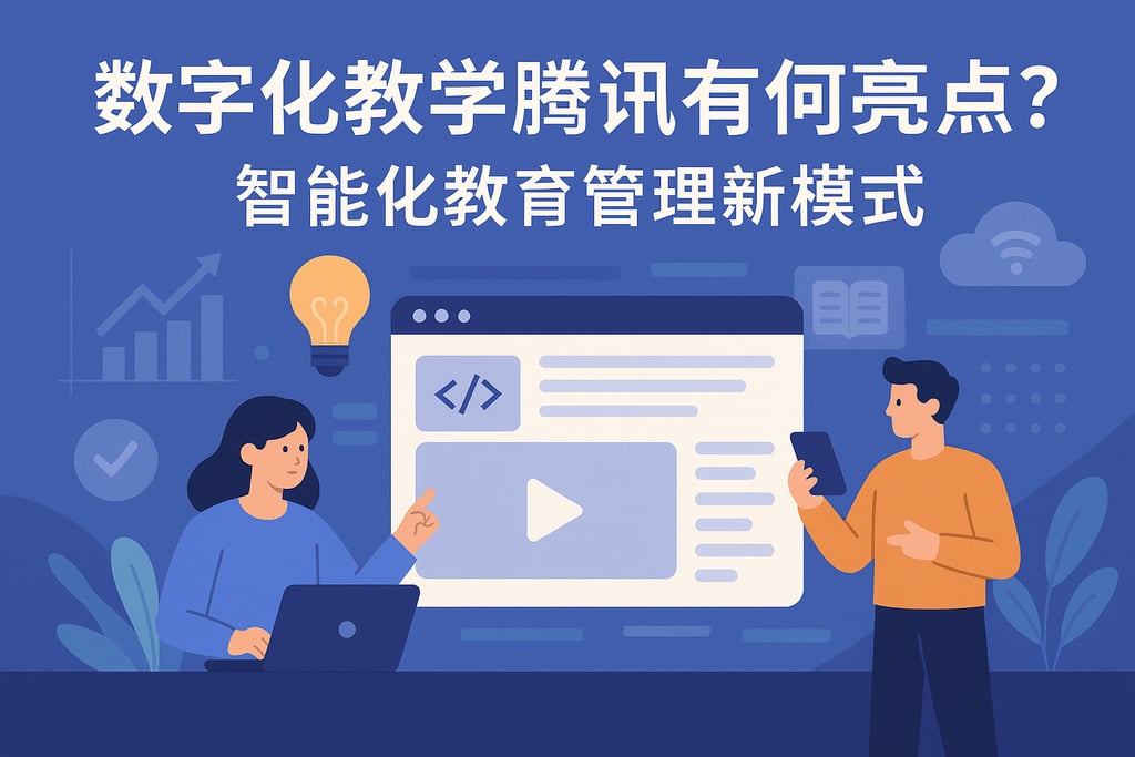 数字化教学腾讯有何亮点？智能化教育管理新模式