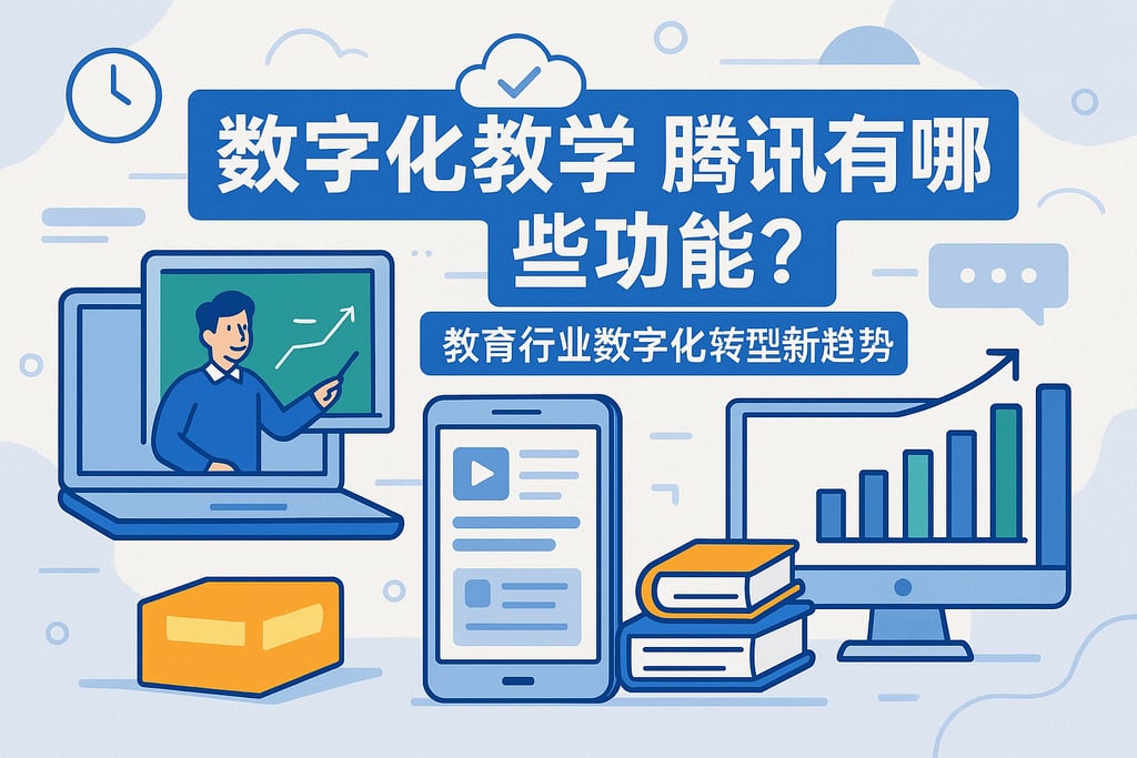 数字化教学腾讯有哪些功能？教育行业数字化转型新趋势